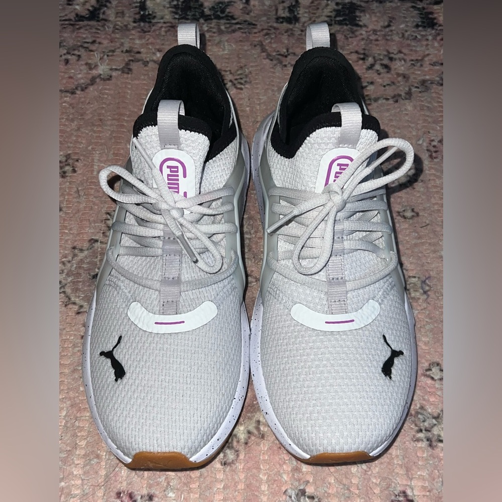 Puma Gray and Black Athletic Shoes